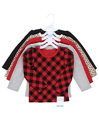 Hudson Baby Baby Girls Hudson Thermal Long Sleeve Tees 5pk