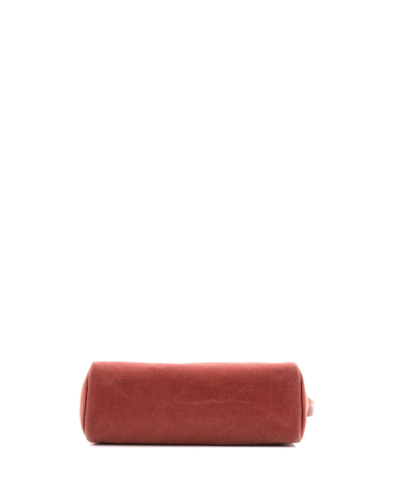 Pre-Owned Hermes Pm Herbag Toile and Leather