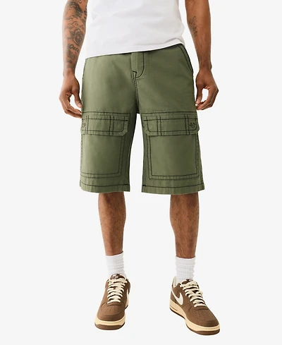 True Religion Men's Vinny Big T Cargo Shorts
