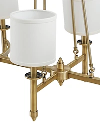 Hampton Hill 39.25" Elegenza 6-light Iron Chandelier