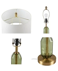510 Design 26.5" Zirconia Faceted Glass Table Lamp