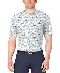 Pga Tour Men's Toucan-Pattern Polo Shirt