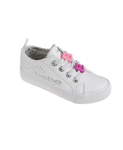 Bebe Toddler Girls Rhinestone Laces Sneakers