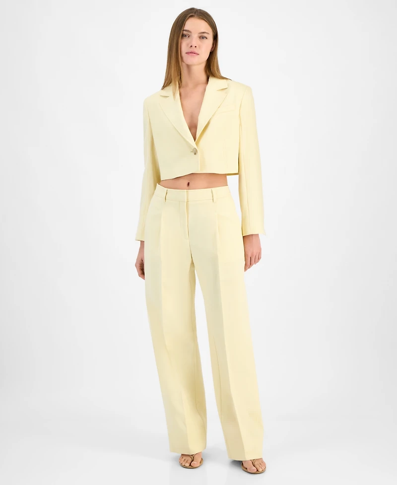 Boss Orange Women's Cropped One-Button Blazer