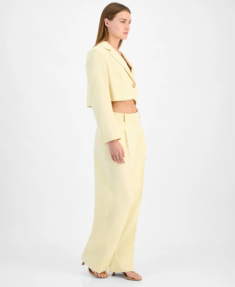 Boss Orange Women's Cropped One-Button Blazer