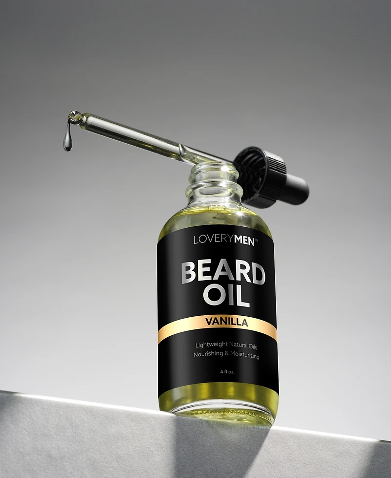 Lovery LoveryMen Nourishing Vanilla-Scented Beard Oil, 4 oz.