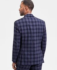 Tayion Collection Men's Classic-Fit Plaid Suit Separate Jacket