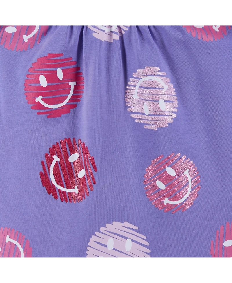 Andy & Evan Toddler Girls Toddler/Child Smiley Print Jersey Dress