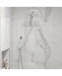 10 Inch Square Bathroom Shower Combo Set
