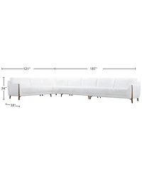 Briannie 4-Pc. Fabric L Sectional, Exclusively at Macy's