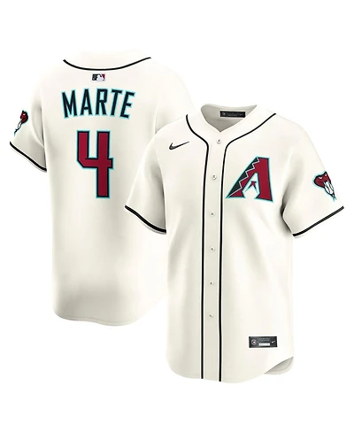 Nike Men's Ketel Marte Cream Arizona Diamondbacks Alternate Limited Player Jersey