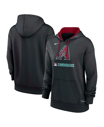 Nike Women's Black Arizona Diamondbacks Authentic Collection Performance Pullover Hoodie