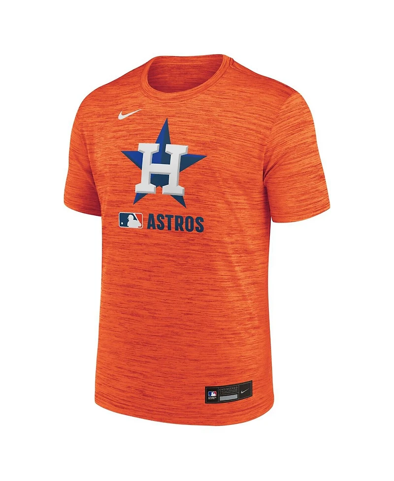 Nike Men's Orange Houston Astros Authentic Collection Velocity Performance Practice T-Shirt