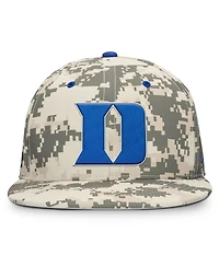 Nike Men's Digital Camo Duke Blue Devils 2025 Dugout True Performance Fitted Hat
