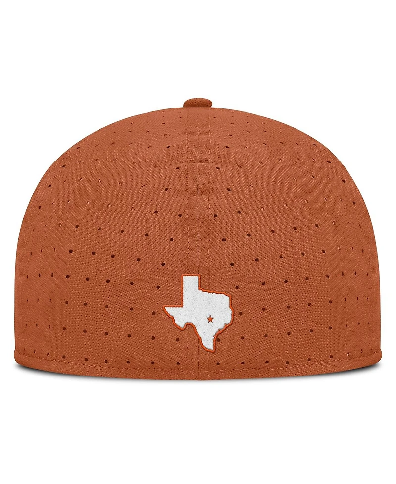 Nike Men's Texas Orange Longhorns On-Field Dugout True Performance Fitted Hat