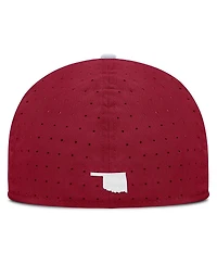 Nike Men's Crimson Oklahoma Sooners On-Field Dugout True Performance Fitted Hat