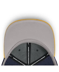Nike Men's Navy West Virginia Mountaineers On-Field Dugout True Performance Fitted Hat