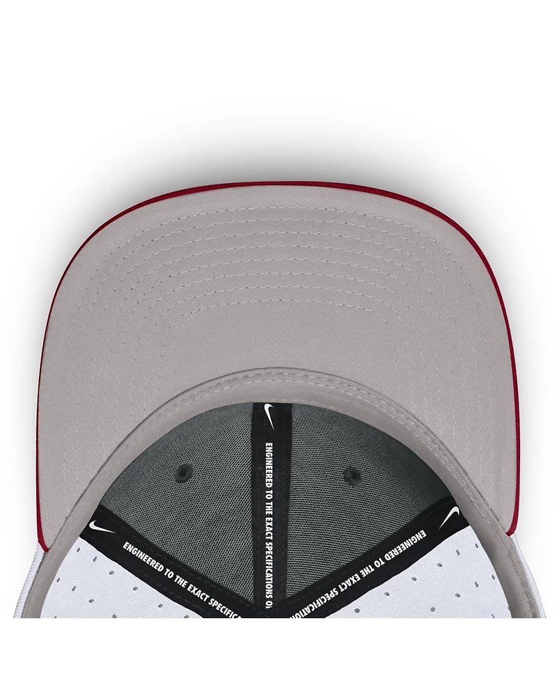 Nike Men's White Oklahoma Sooners On-Field Dugout True Performance Fitted Hat
