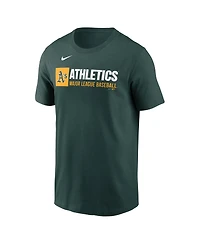 Nike Men's Green Athletics Team Block T-Shirt
