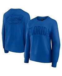 Fanatics Women's Royal Florida Gators Supersoft Flow Fleece Pullover Sweatshirt