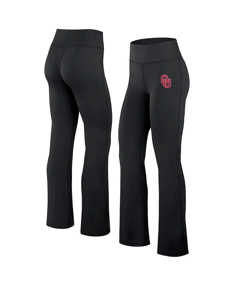 Fanatics Women's Black Oklahoma Sooners Training Camp Maxed Out Flare Leggings
