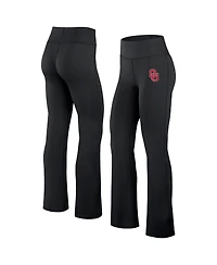 Fanatics Women's Black Oklahoma Sooners Training Camp Maxed Out Flare Leggings