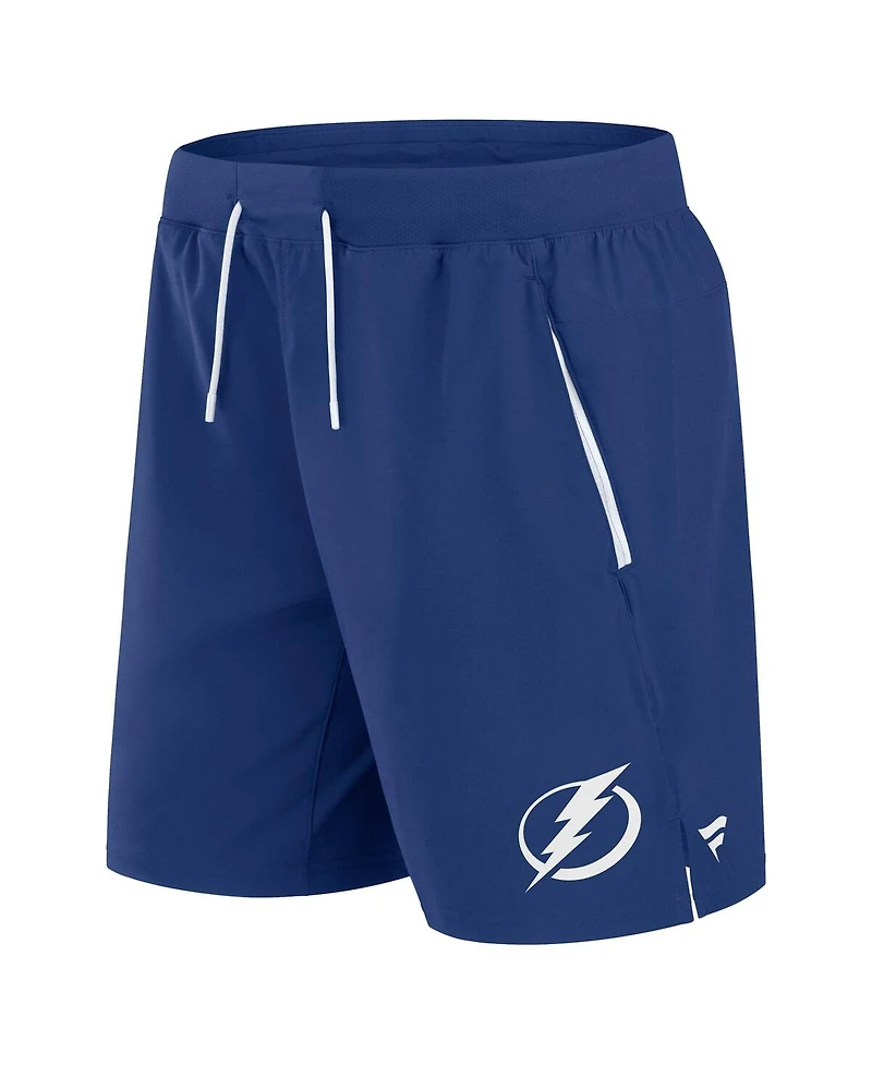 Fanatics Men's Blue Tampa Bay Lightning Authentic Pro Rink Performance Shorts