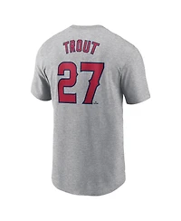 Nike Men's Mike Trout Los Angeles Angels Fuse Name Number T-Shirt