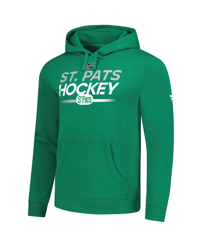 Fanatics Men's Green Toronto St. Pats Authentic Pro Alternate Wordmark Pullover Hoodie