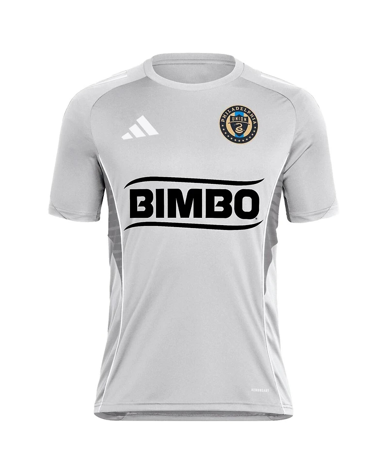 Adidas Men's Silver Philadelphia Union 2025 Training Jersey