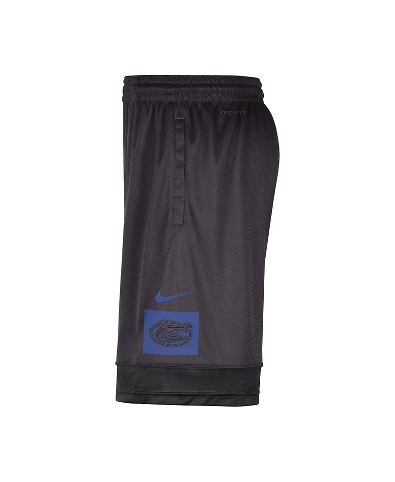 Men's Nike Charcoal Florida Gators Performance Fast Break Shorts