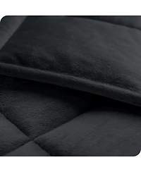Bare Home Weighted Blanket, 25lbs (80" x 87") - Minky