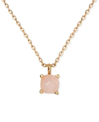 Kate Spade New York Gold-Tone Cubic Zirconia Pendant Necklace, 16" + 3" extender