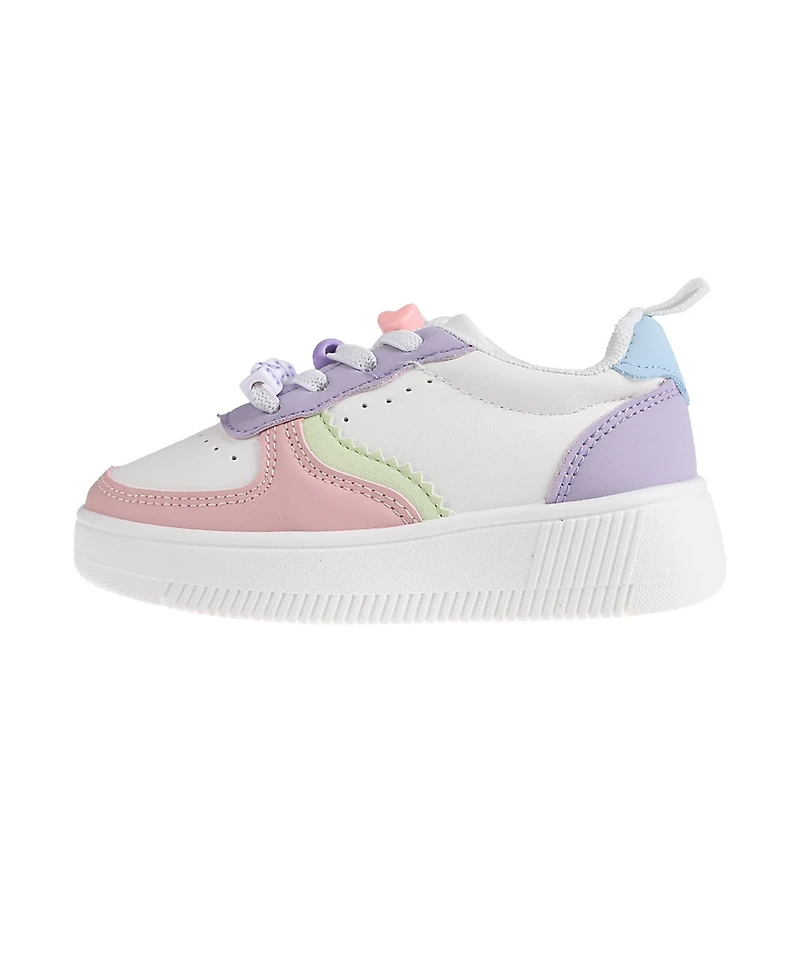 Bebe Toddler Girls Lace Charms Sneakers