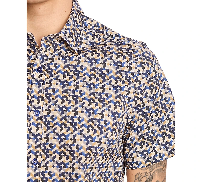Paisley & Gray Men's Sawyer Geometric Shirt