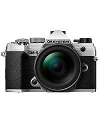 Om System Om-5 Mirrorless Camera with M.Zuiko Digital Ed 12-45mm f/4.0 Pro Lens, Silver