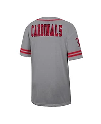 Colosseum Men's Gray Louisville Cardinals Free Spirited Baseball Jersey