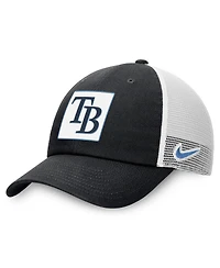 Nike Men's Black Tampa Bay Rays Rise Adjustable Trucker Hat