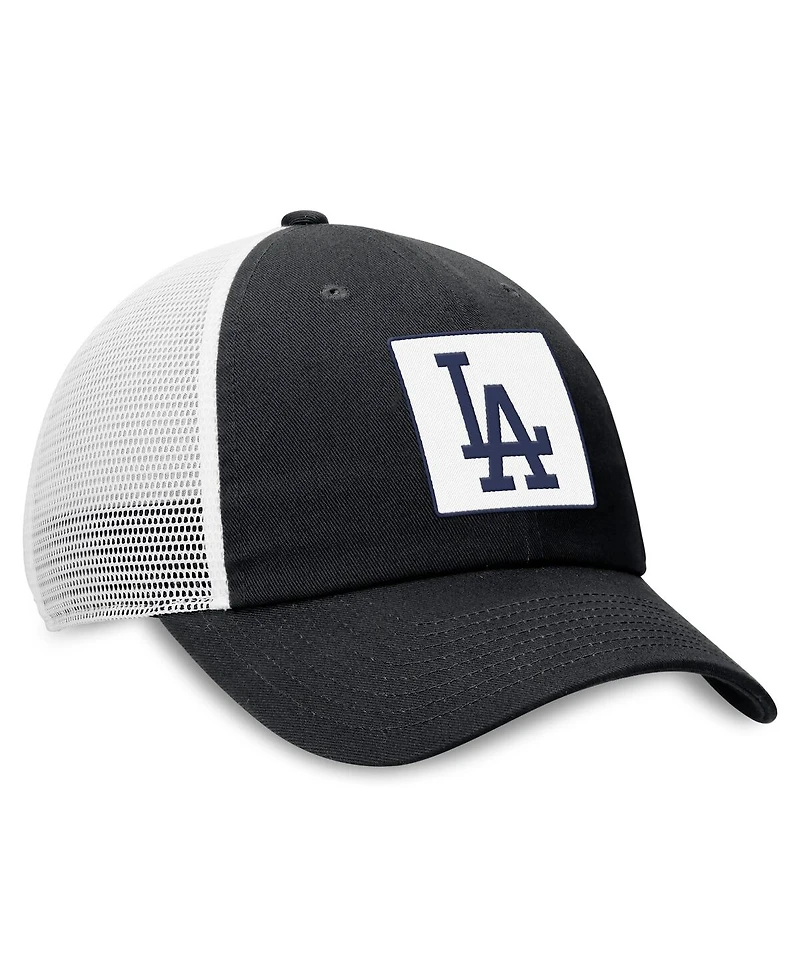 Nike Men's Black Los Angeles Dodgers Rise Adjustable Trucker Hat