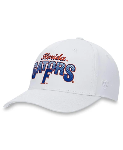 Top of the World Men's White Florida Gators Fundamentals Game Adjustable Hat