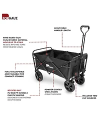 ProSource Folding Wagon Cart