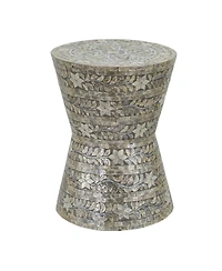 Luxury Accent Table Stool Elegant Star Foliage Pattern Design