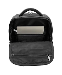 Alpine Swiss 13” Laptop Travel Backpack Genuine Leather Slim Carry On Daypack