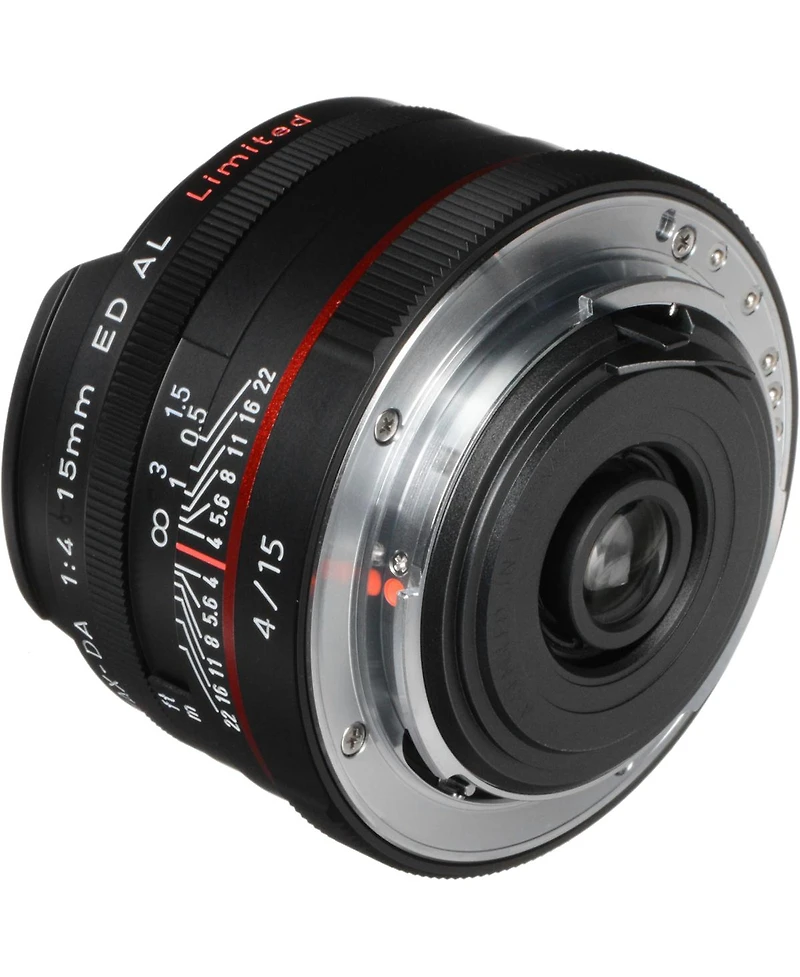 Pentax Smcp-da 15mm f/4 Ed Al Hd Lens for Dslr Cameras, Black