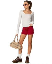 Edikted Women's Bayside Slitted Micro Skort