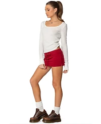 Edikted Women's Bayside Slitted Micro Skort