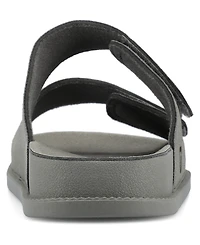 Vance Co. Men's Orlando Comfort Adjustable Strap Slide On Sandals