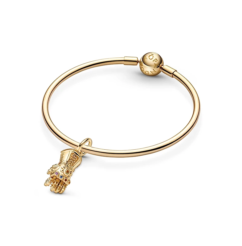 Pandora Gold-Plated Marvel The Avengers Infinity Gauntlet Dangle Charms