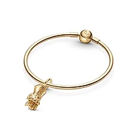 Pandora Gold-Plated Marvel The Avengers Infinity Gauntlet Dangle Charms