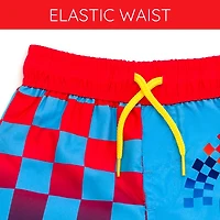 Hot Wheels Toddler Boys Upf 50+ Swim Trunks Bathing Suit